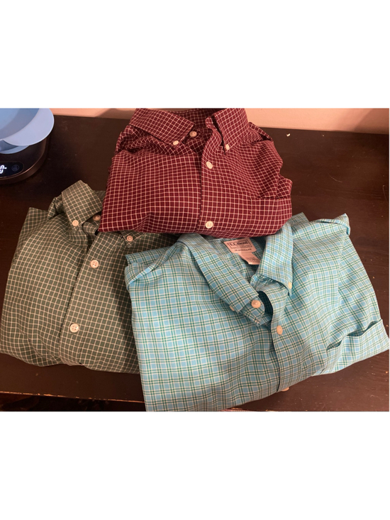 L.L.Bean Other - L.L.Bean XXL Tall bundle of 3 men’s Casual Button Down Shirts plaid